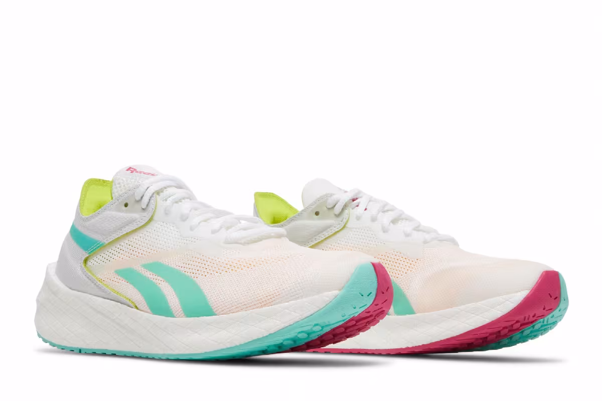 Reebok Women's Floatride Energy Symmetros White Pixel Mint, view 9