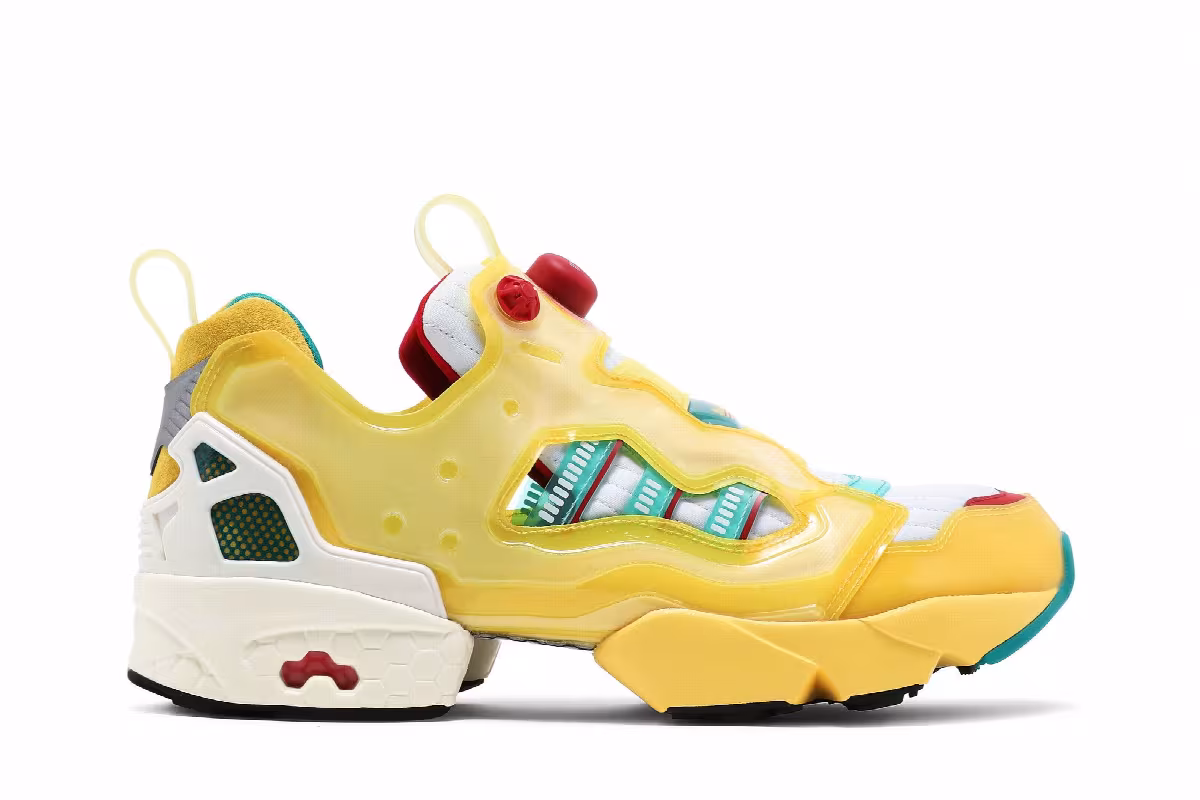 Adidas x Reebok ZX Fury Spring Yellow, view 2
