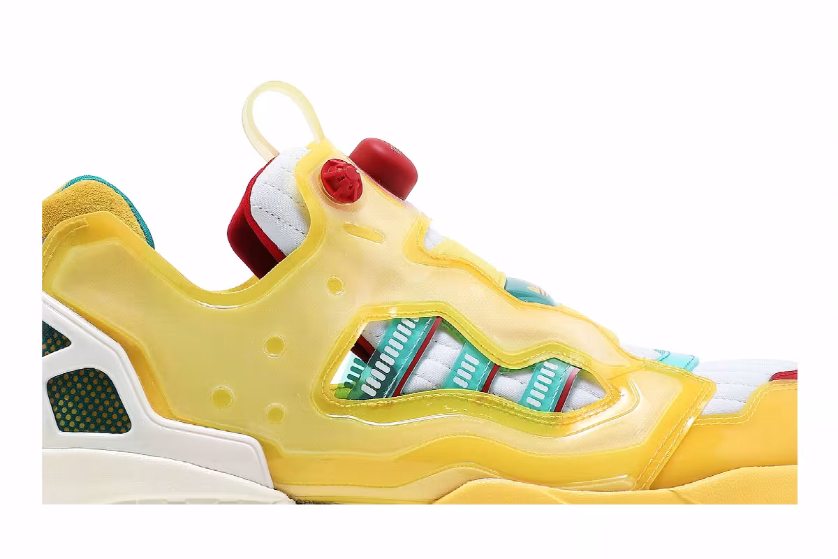 Adidas x Reebok ZX Fury Spring Yellow, view 3