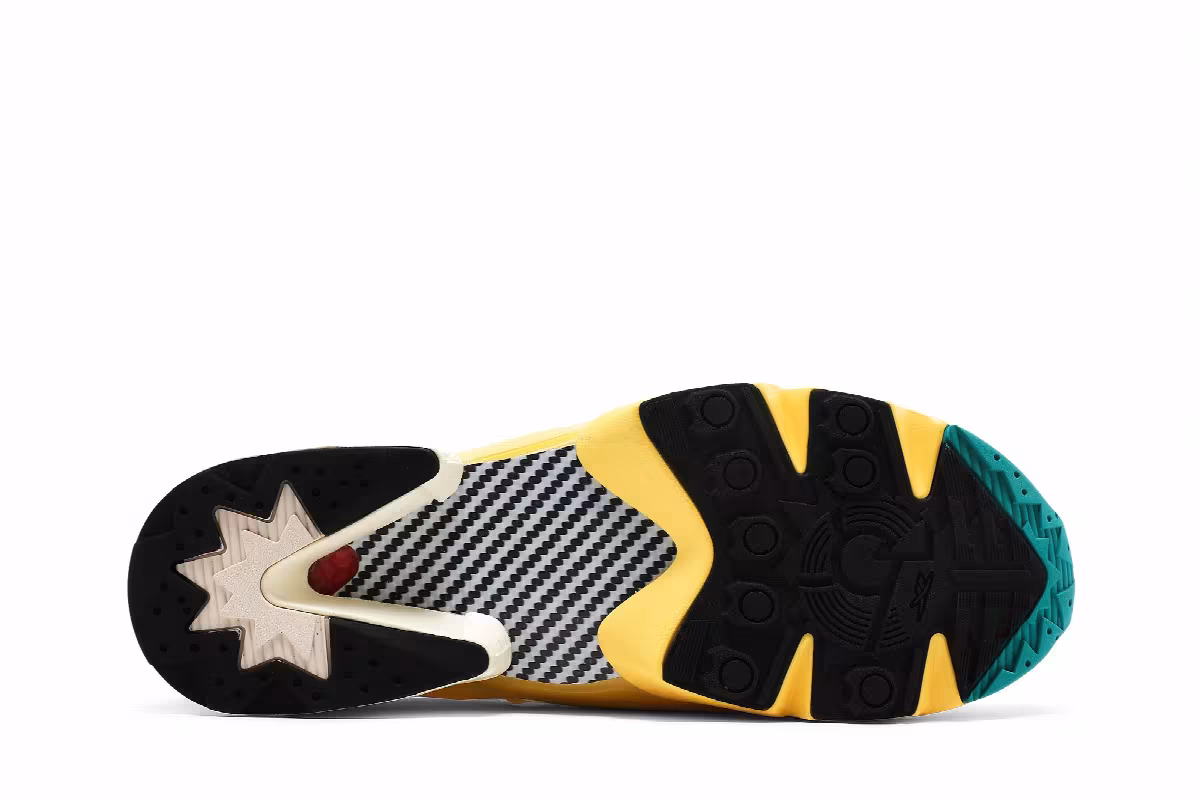 Adidas x Reebok ZX Fury Spring Yellow, view 5