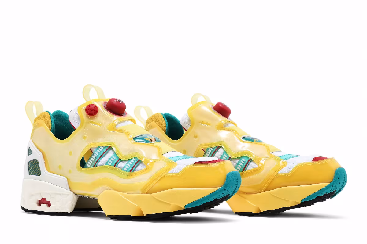Adidas x Reebok ZX Fury Spring Yellow, view 9