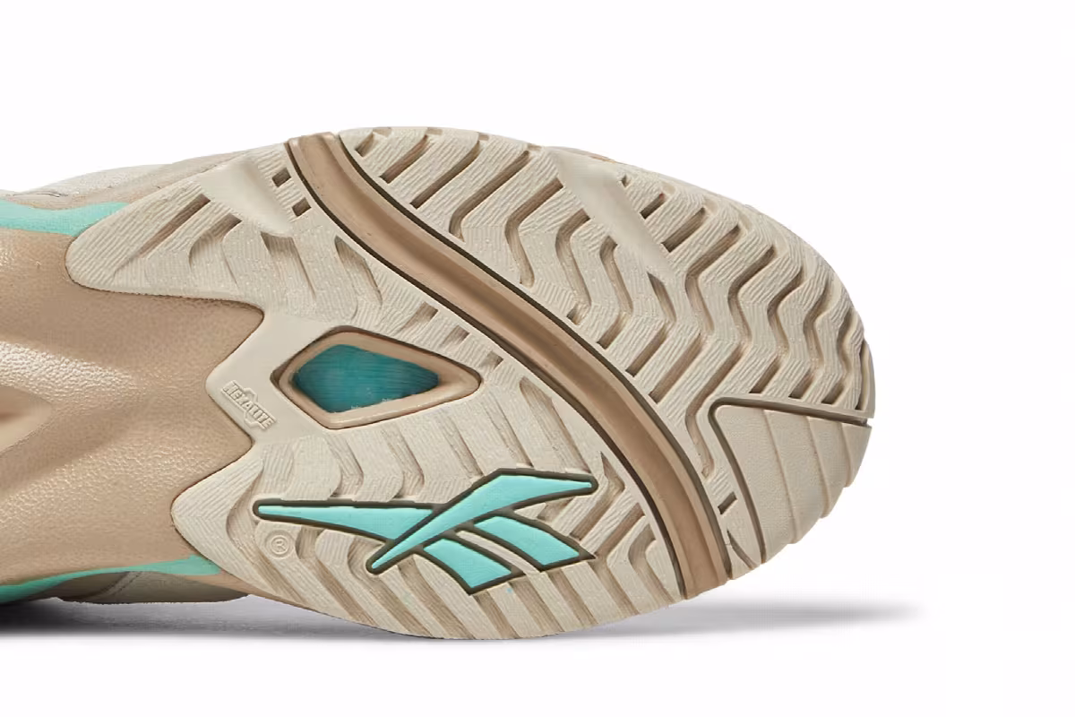 Reebok Kamikaze 2 Modern Beige Pixel Mint, view 6