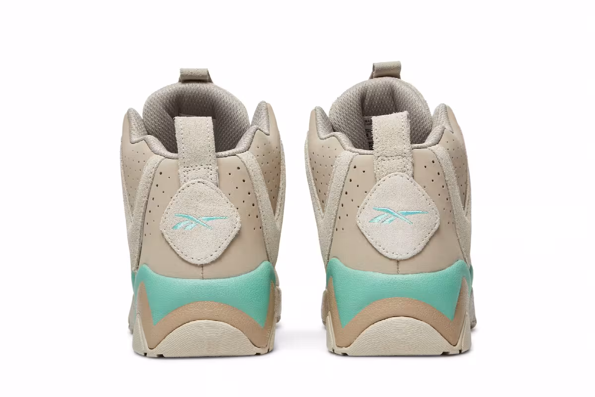 Reebok Kamikaze 2 Modern Beige Pixel Mint, view 7
