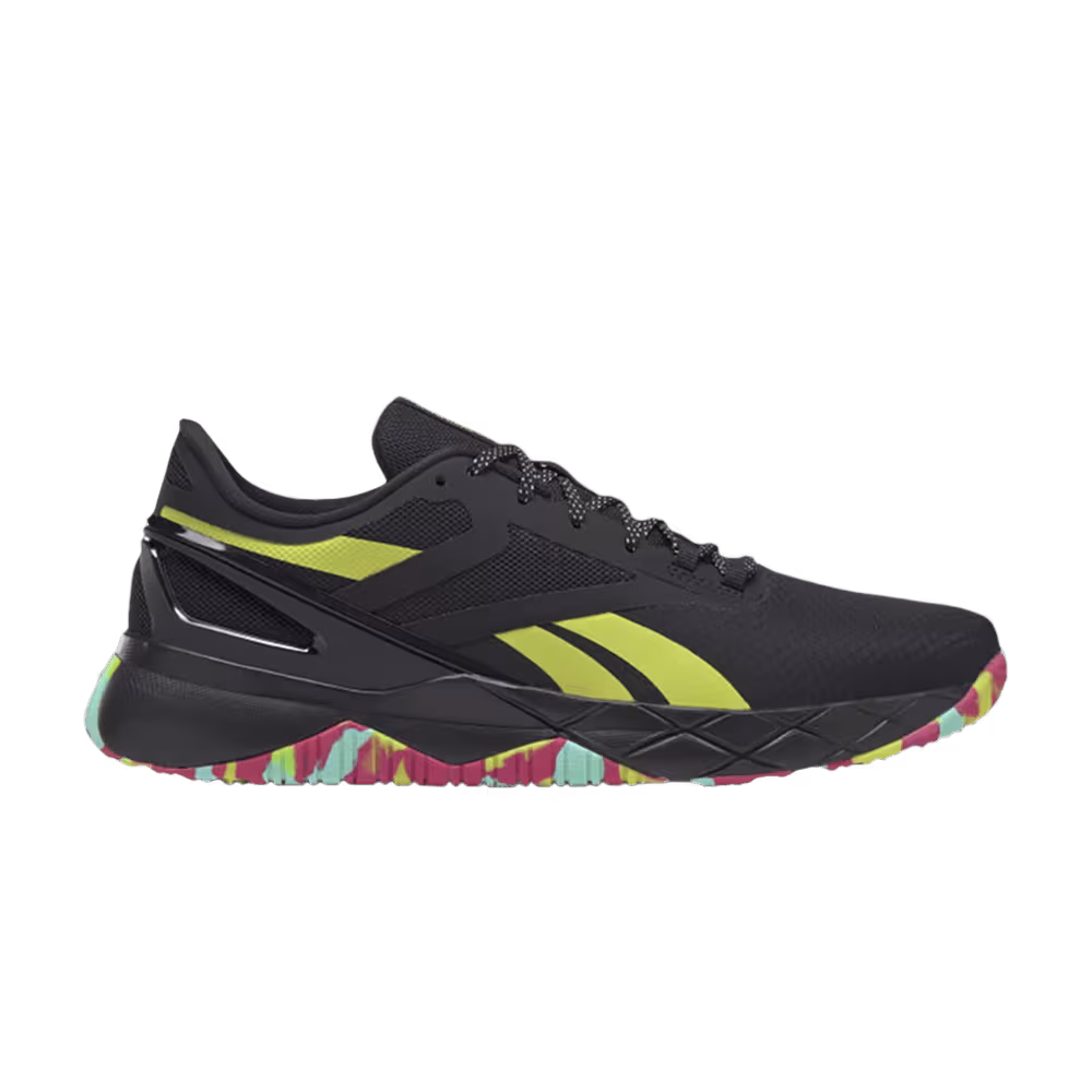 Reebok Nanoflex TR Black Lime Camo