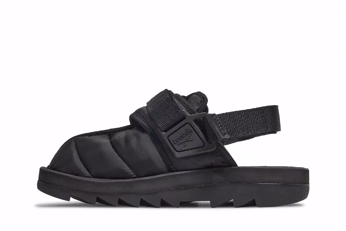 Reebok Beatnik Sandal Triple Black, view 4
