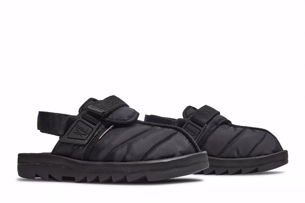 Reebok Beatnik Sandal Triple Black, view 9