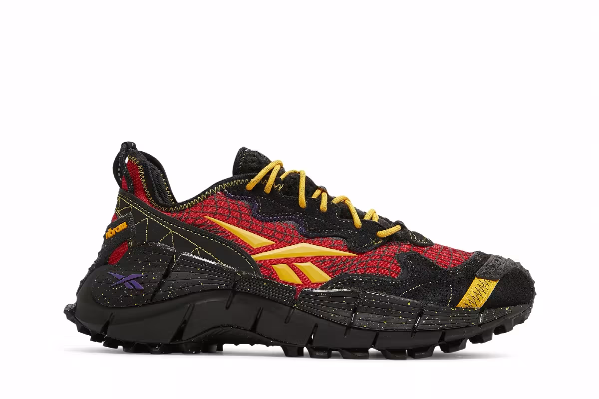 A$AP Nast x Reebok Zig Kinetica 2 Edge Vector Red, view 2