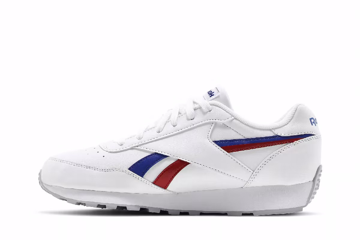 Reebok Rewind Run White Cobalt Red, view 4