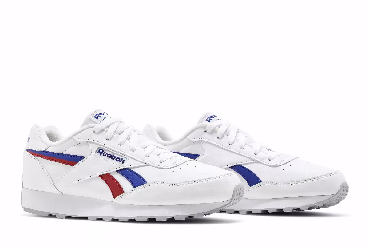Reebok Rewind Run White Cobalt Red, view 9