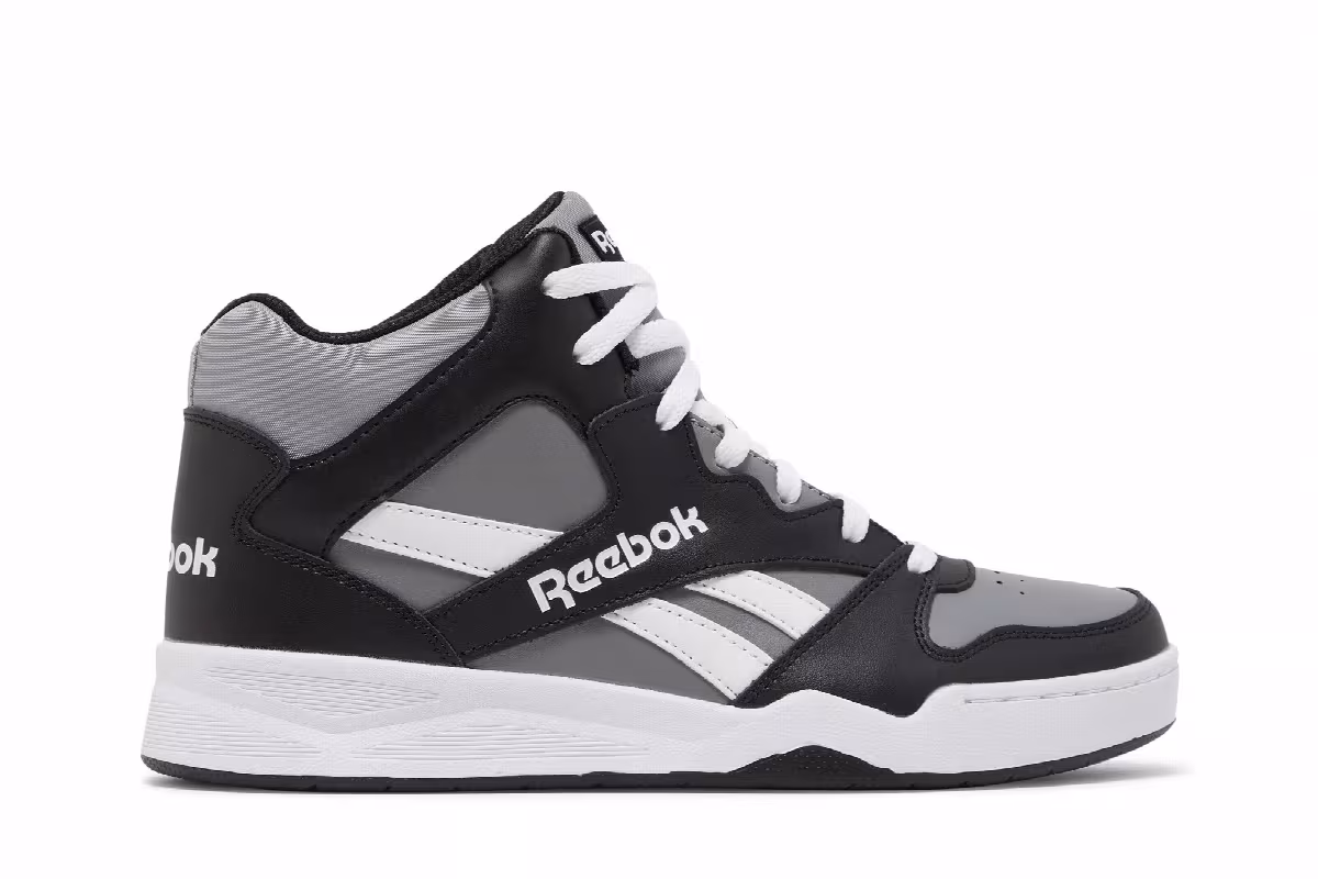 Reebok Royal BB4500 High 2 Black Grey, view 2