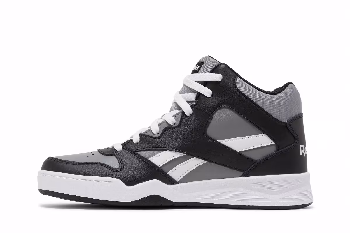 Reebok Royal BB4500 High 2 Black Grey, view 4