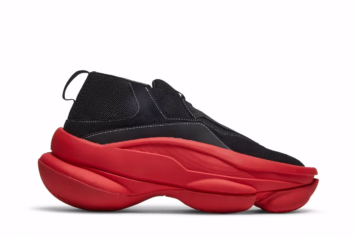 Pyer Moss x Reebok Sculpt 1 Black Primal Red, view 2