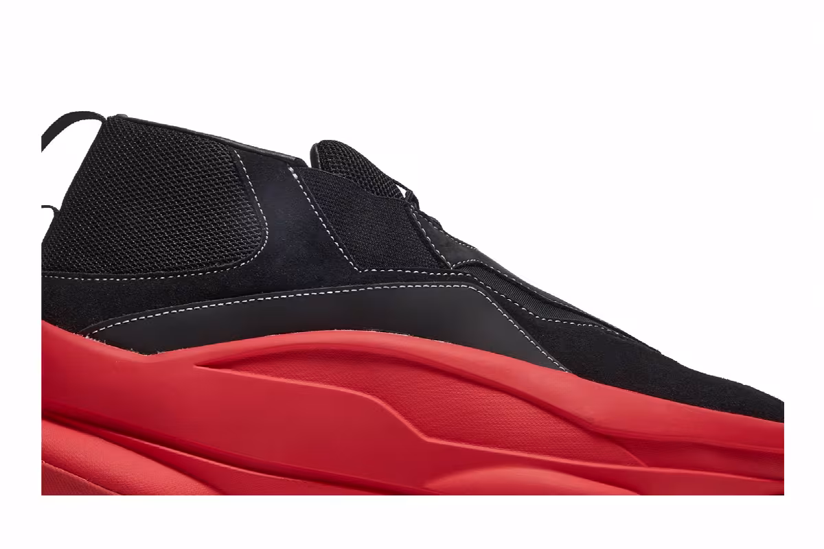 Pyer Moss x Reebok Sculpt 1 Black Primal Red, view 3
