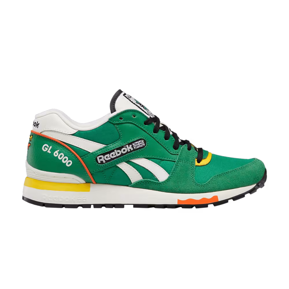 Keith Haring x Reebok GL 6000 Dog and Human Heel Print
