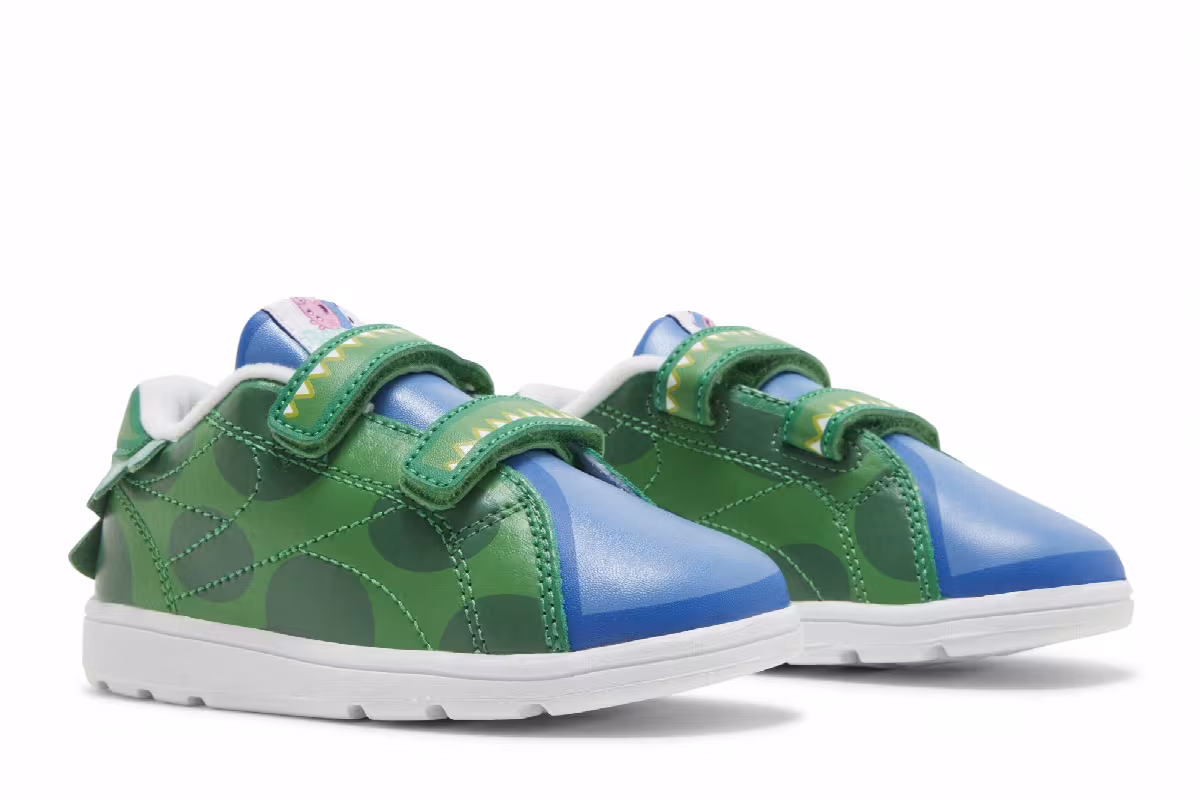 Peppa Pig x Reebok Complete CLN 2 Toddler Dinosaur, view 9