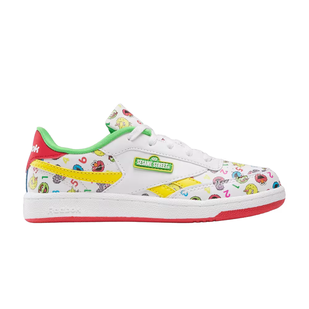 Sesame Street x Reebok Club C Revenge Little Kid Elmo and Friends