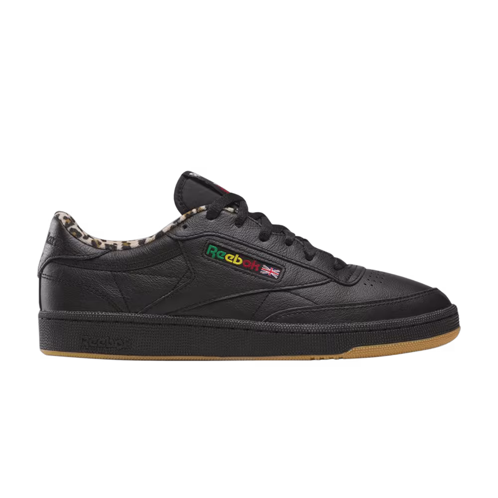 Wacko Maria x Reebok Club C 85 Black Leopard Gum
