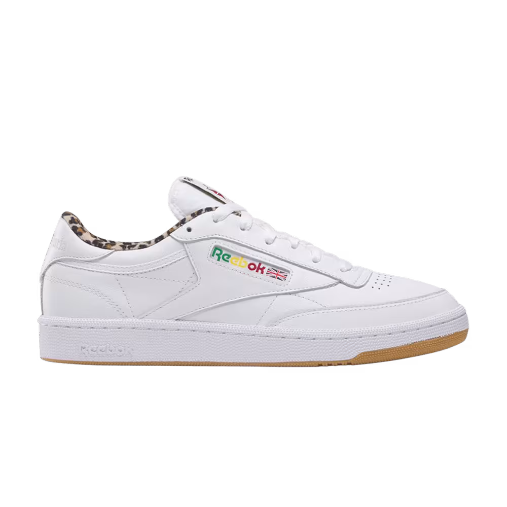 Wacko Maria x Reebok Club C 85 White Leopard Gum