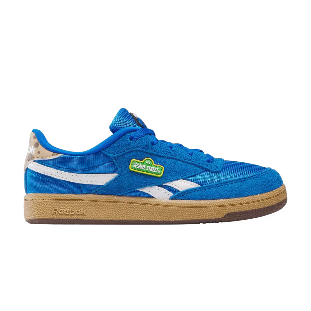 Sesame Street x Reebok Club C Revenge Little Kid Cookie Monster