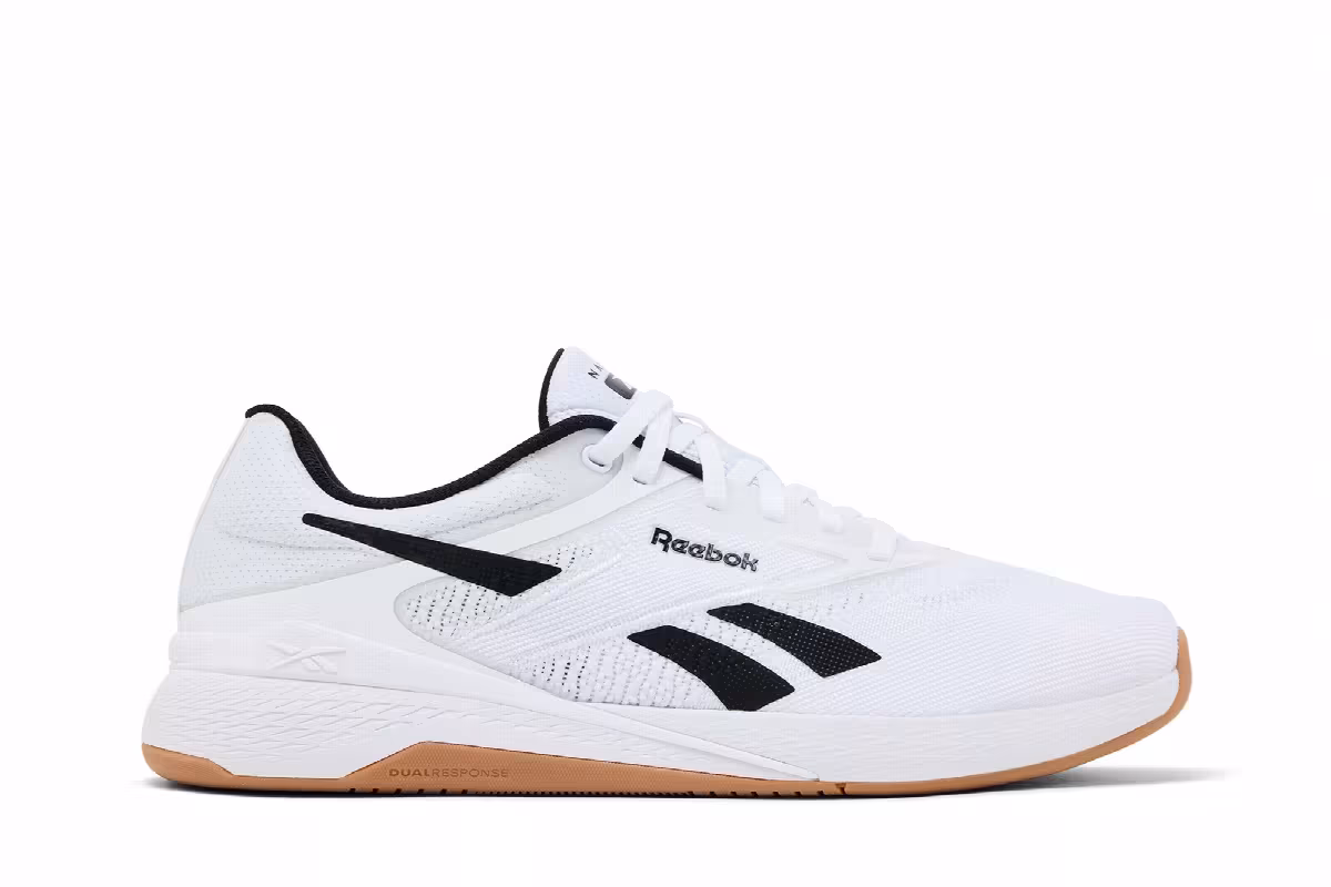 Reebok Nano X5 White Black Gum, view 2