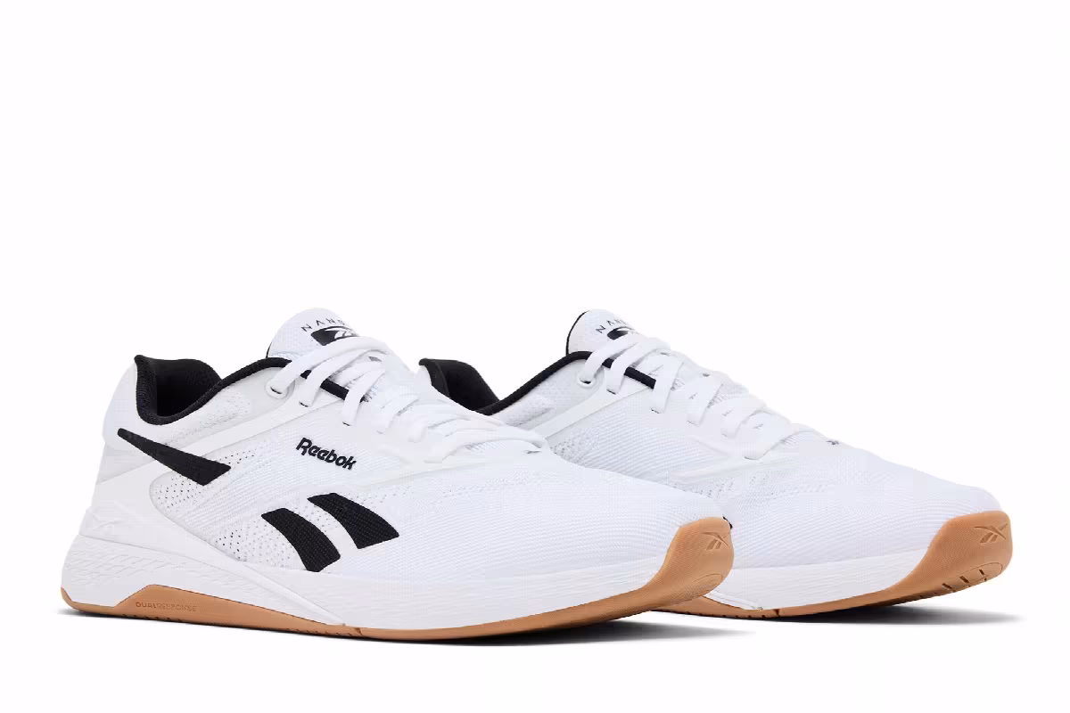 Reebok Nano X5 White Black Gum, view 9