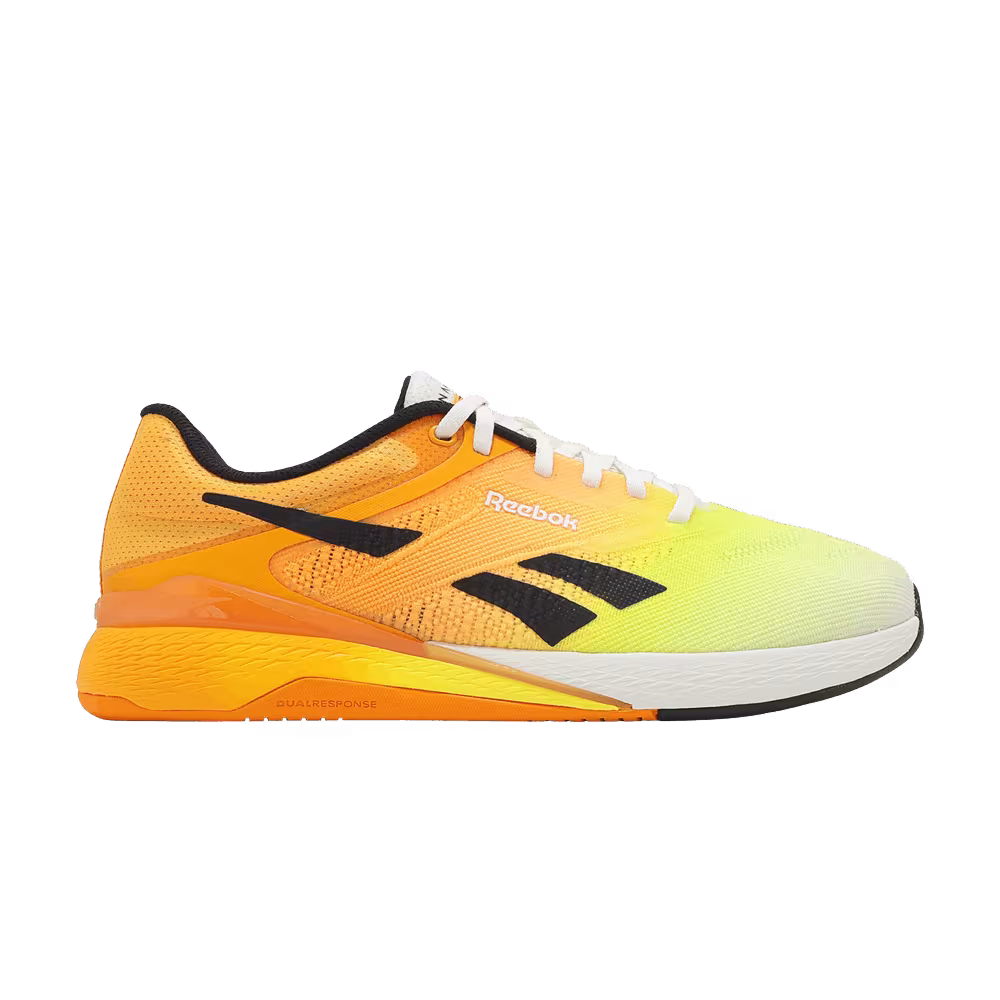 Reebok Nano X5 Chalk Black Electric Amber