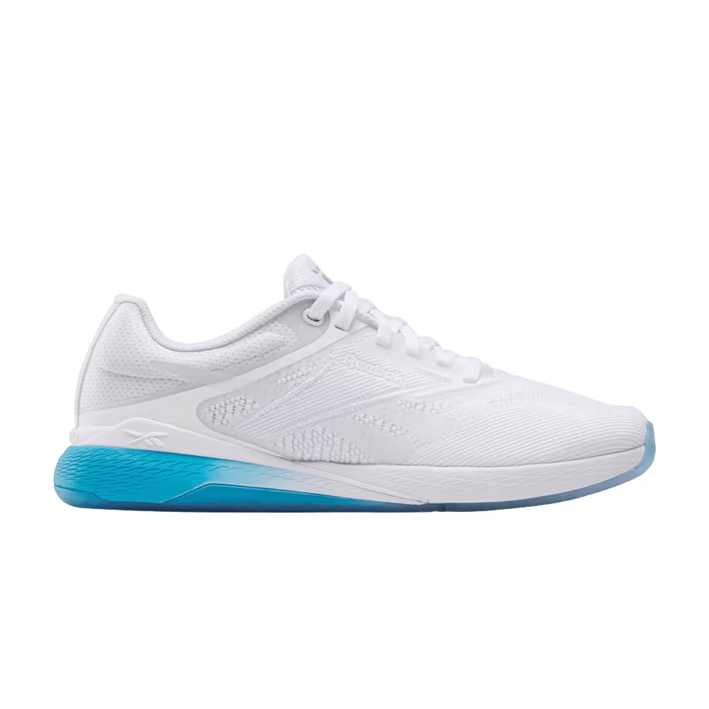 Reebok Women's Nano X5 White Future Cyan