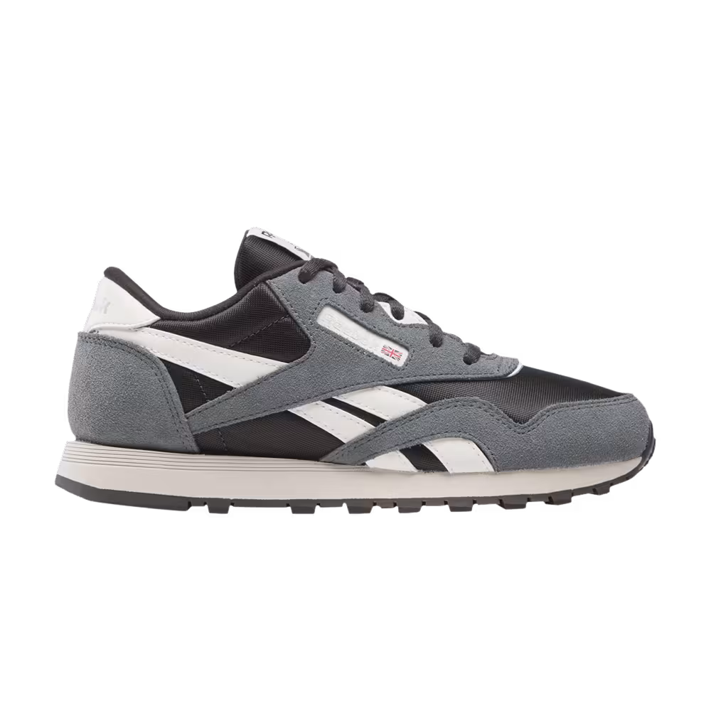 Reebok Classic Nylon Big Kid Washed Black Dark Fog