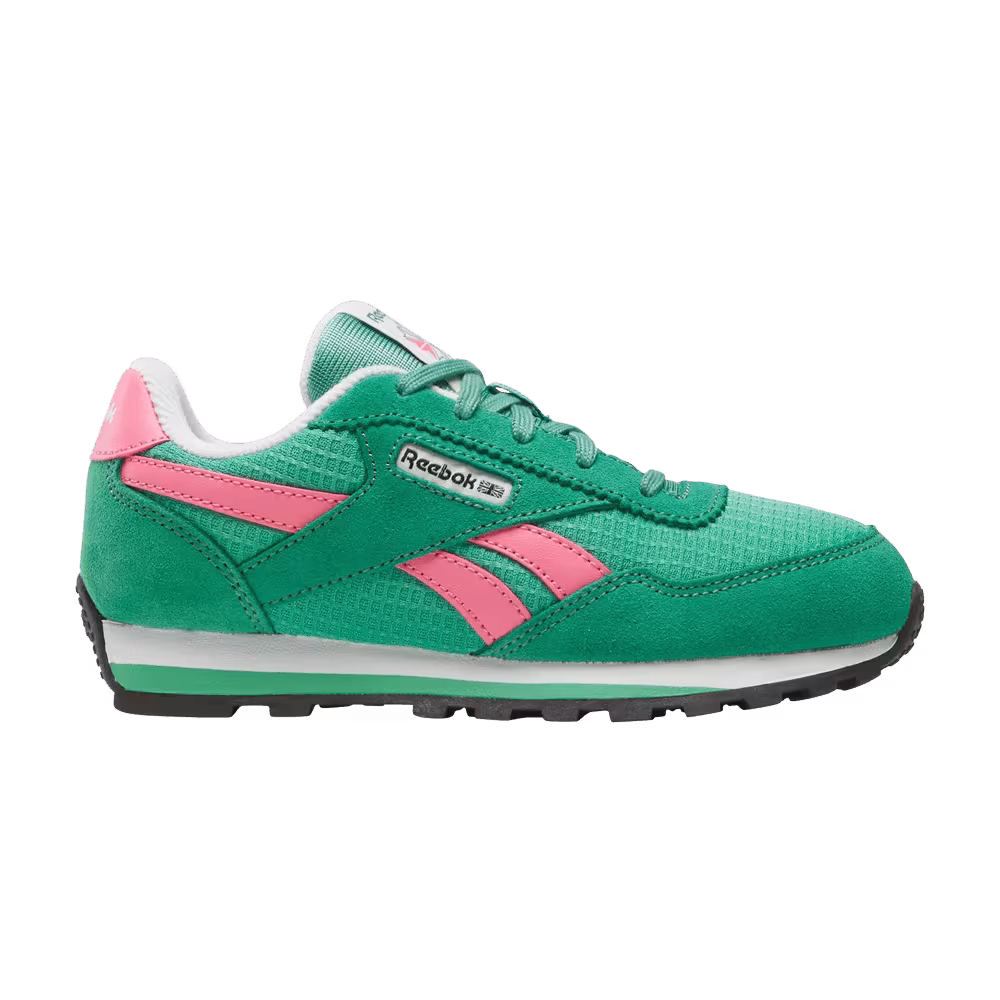 Reebok Classic AZ Little Kid Upgrade Green Passion Pink