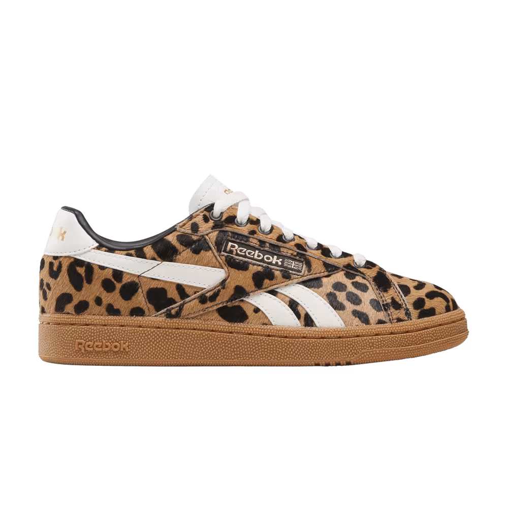 Reebok Women's Club C Grounds UK Cheetah
