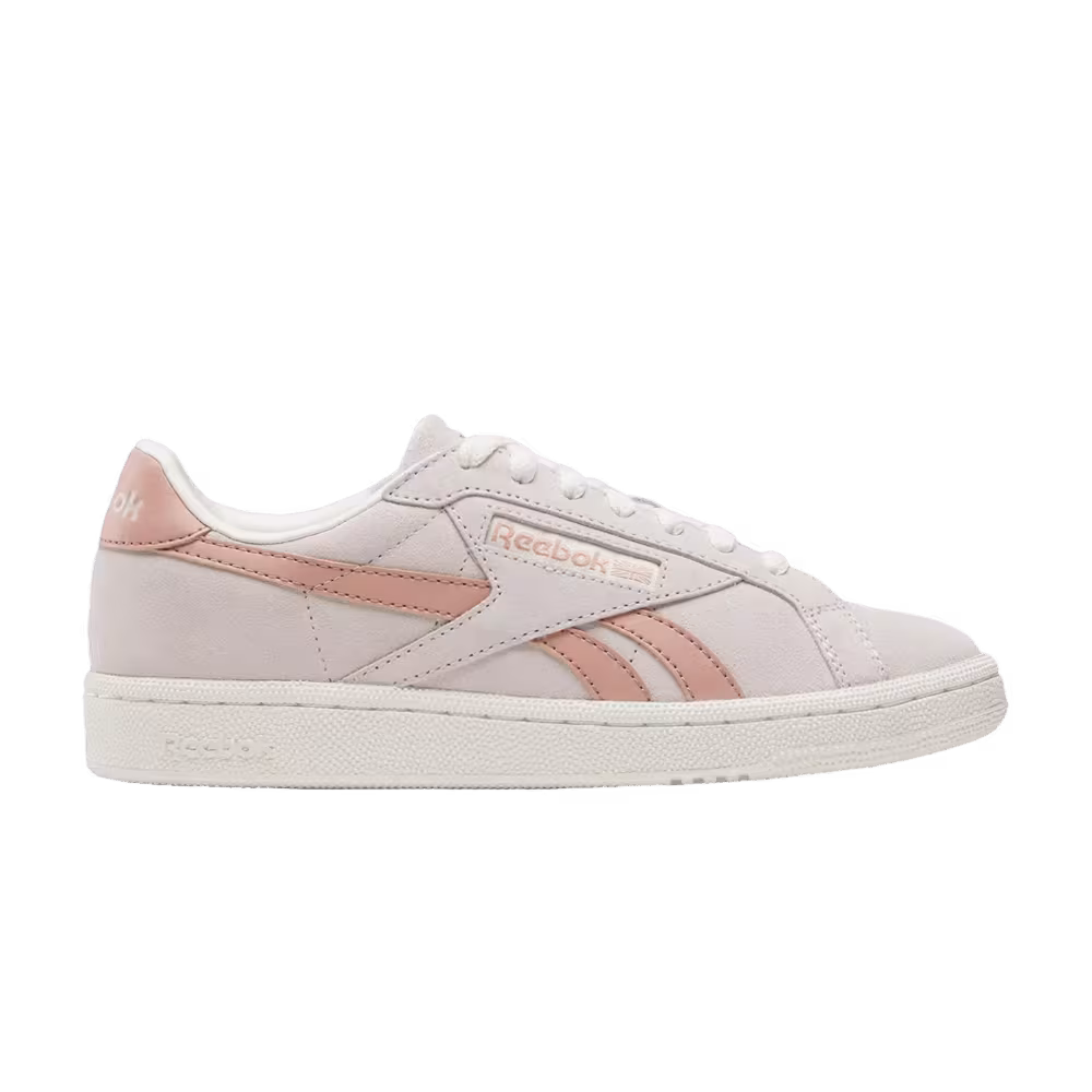 Reebok Women's Club C Grounds UK Luxe Grey Pink Clay