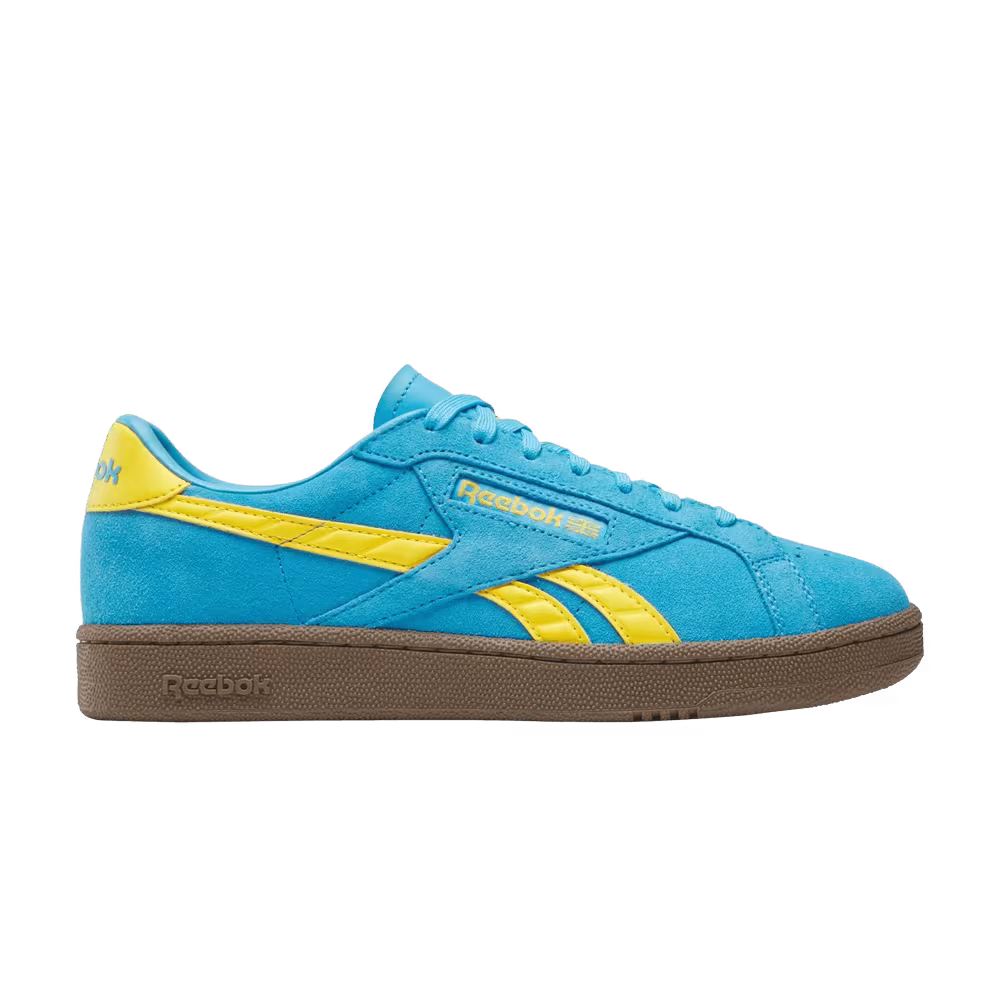 Reebok Club C Grounds UK Future Cyan Golden Haze Gum