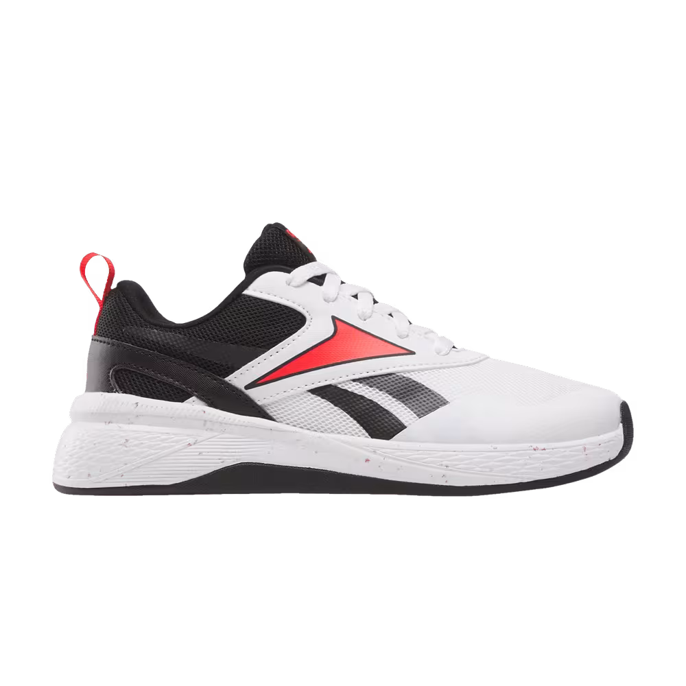 Reebok Nano Play Little Kid White Black Energy Red