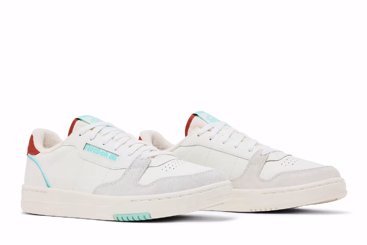 Reebok Phase Court Chalk Hoop Red, view 9