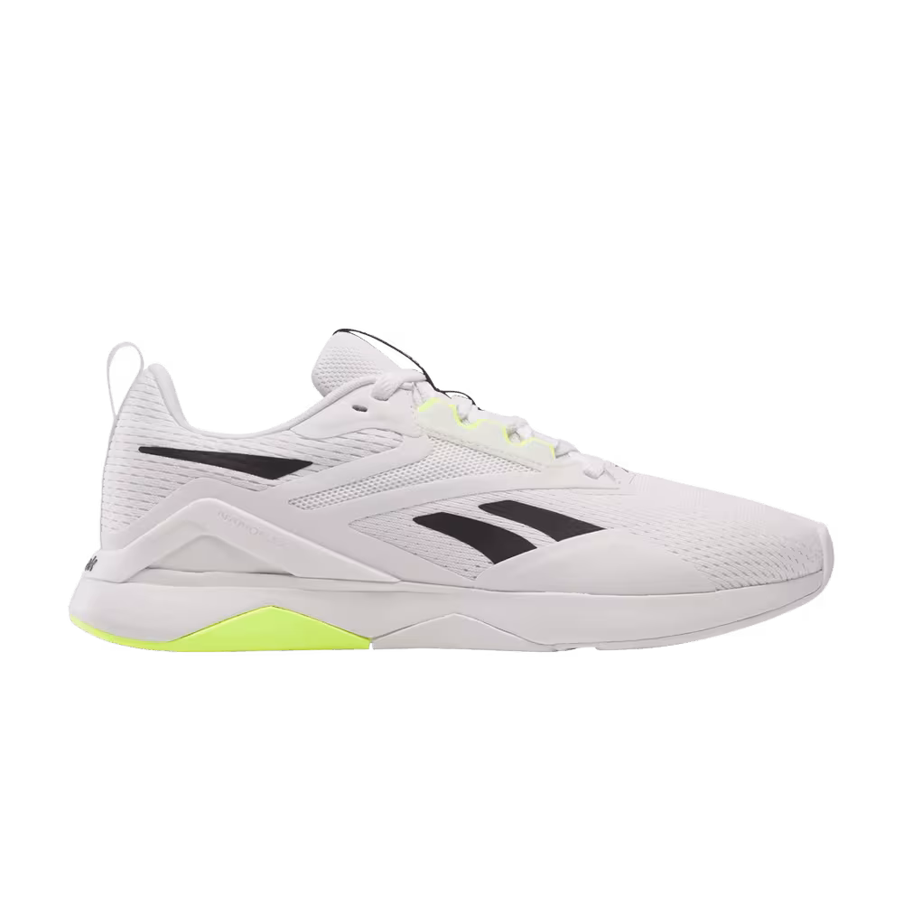 Reebok Nanoflex TR 2.0 Barely Grey Black Digital Lime