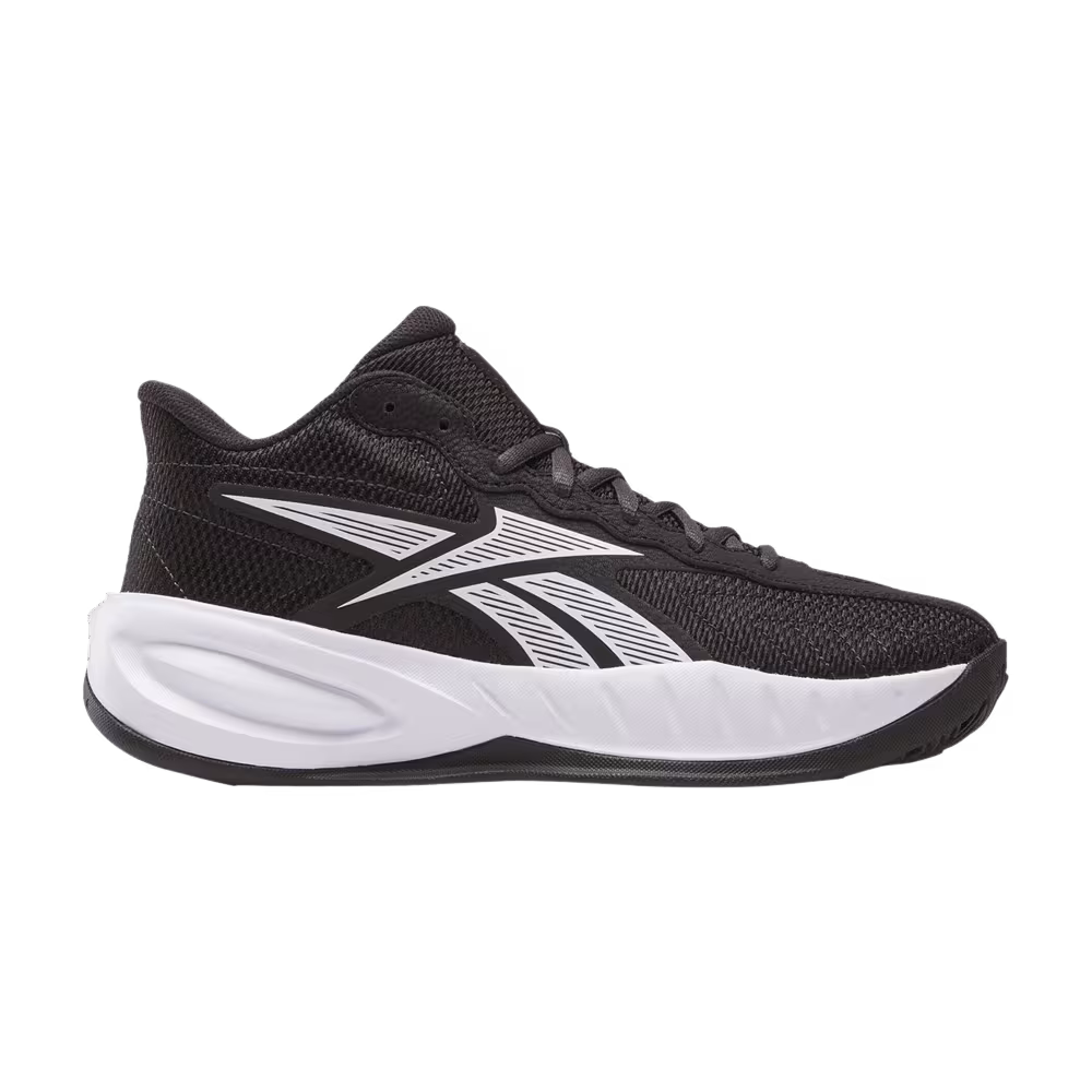 Reebok Press Big Kid Black White