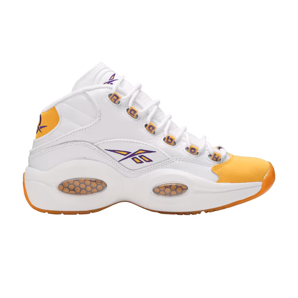 Reebok Question Mid Yellow Toe