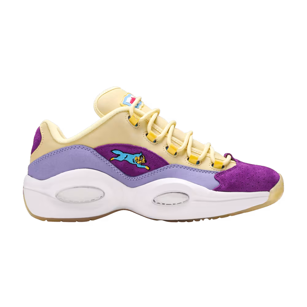 BBC Ice Cream x Reebok Question Low Yellow Lilac Glow