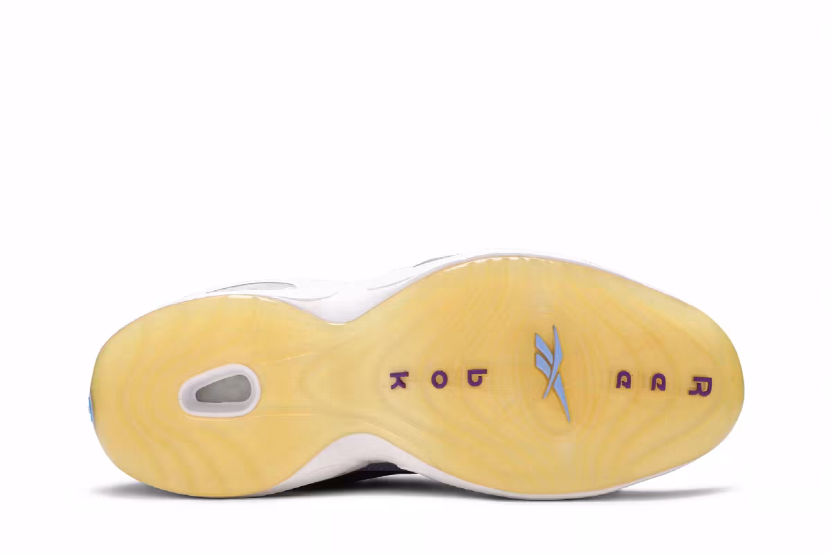 BBC Ice Cream x Reebok Question Low Yellow Lilac Glow, view 5