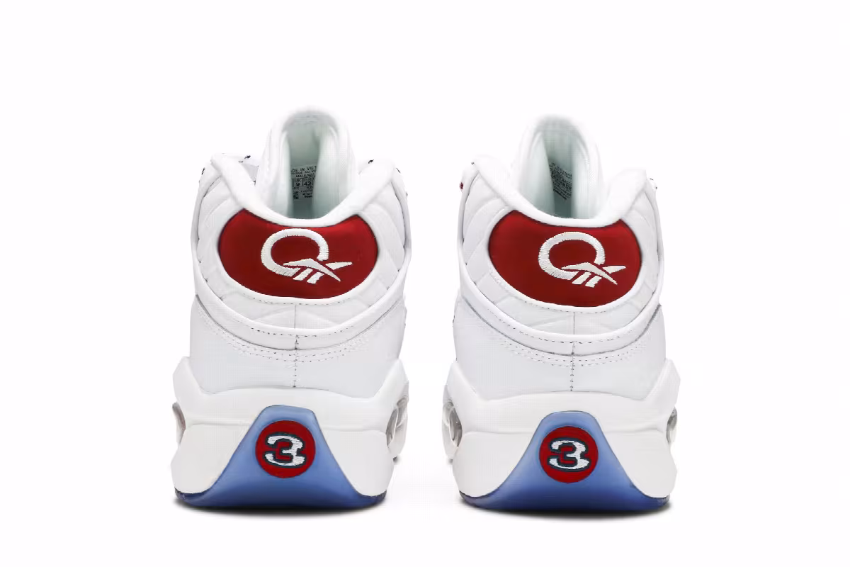 Reebok Question Mid OG Red Toe 2020, view 7