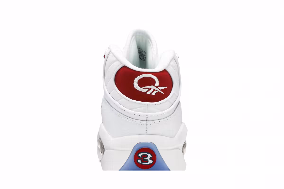 Reebok Question Mid OG Red Toe 2020, view 8