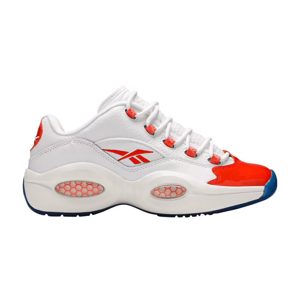 Reebok Question Low Patent Vivid Orange