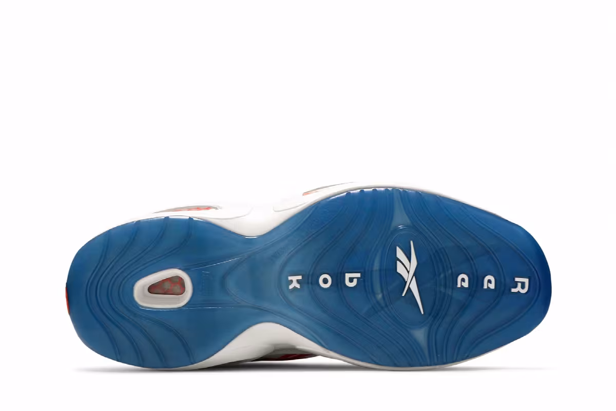 Reebok Question Low Patent Vivid Orange, view 5