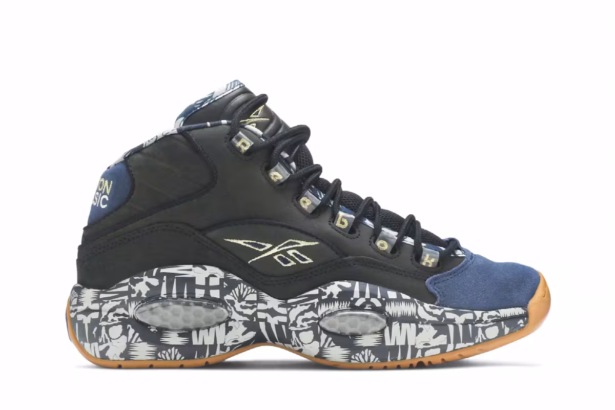 Reebok Question Mid Iverson Roundball Classic, view 2