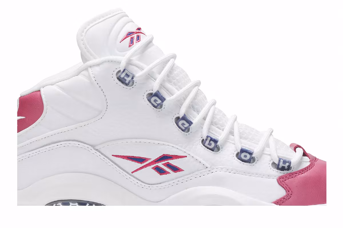 Eric Emanuel x Reebok Question Mid Pink Toe, view 3
