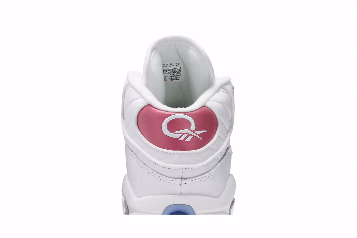 Eric Emanuel x Reebok Question Mid Pink Toe, view 8
