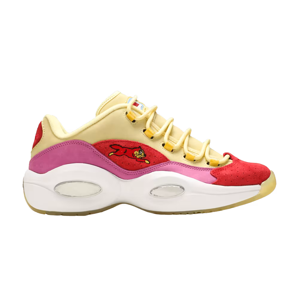 BBC Ice Cream x Reebok Question Low Yellow Red