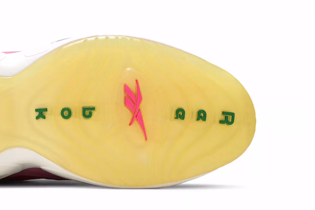 BBC Ice Cream x Reebok Question Low Yellow Red, view 6