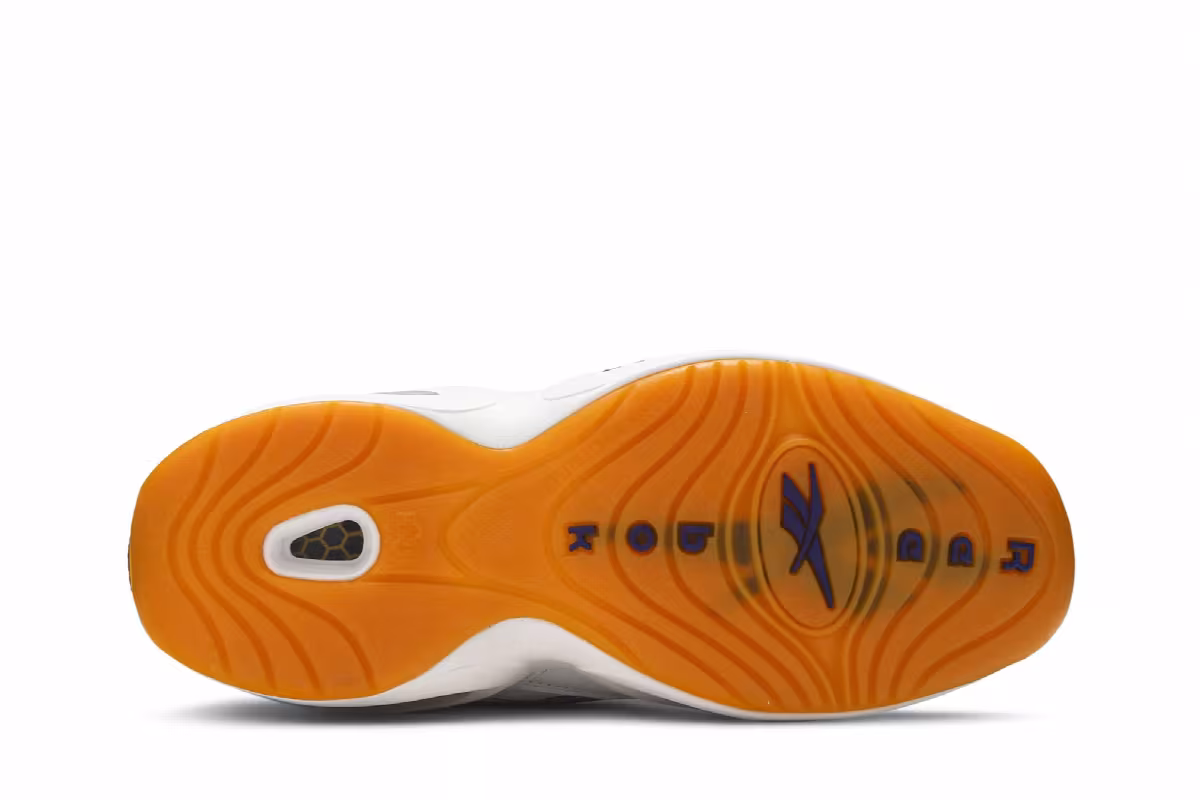 Reebok Question Mid Yellow Toe, view 5