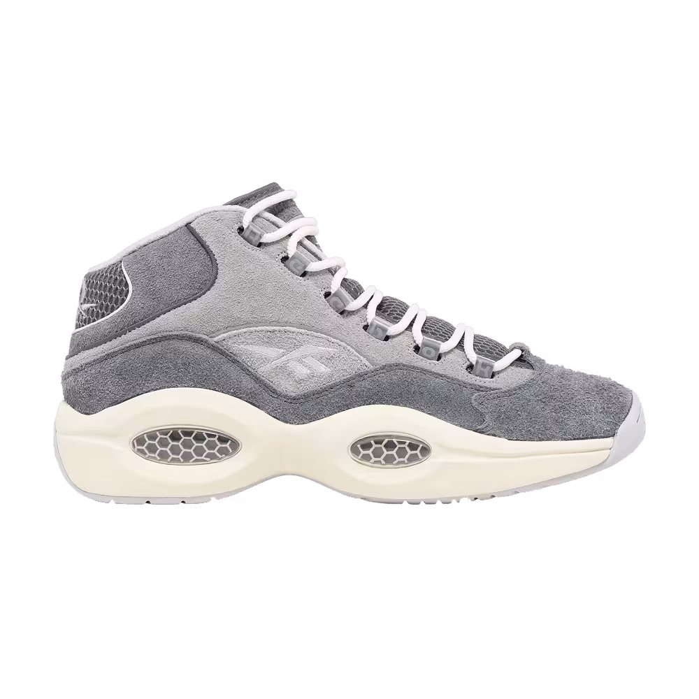 Reebok Question Mid Grey Suede